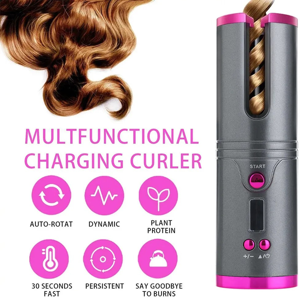 Cordless Automatic Hair Curler