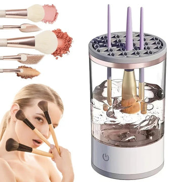 Electric Makeup Brush Cleaner - Fast, Effective Cleaning for Healthy Skin